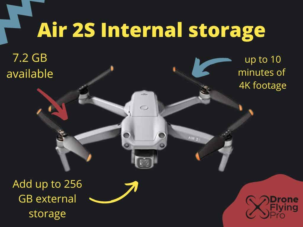 Air 2S internal storage