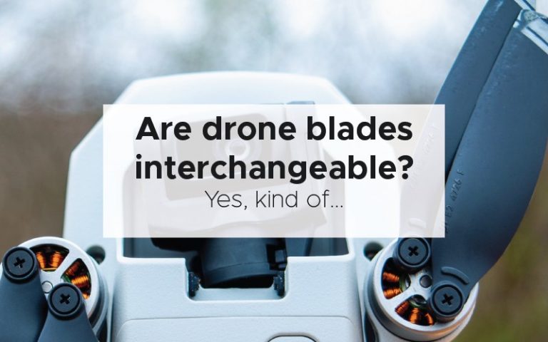 Are drone blades interchangeable?